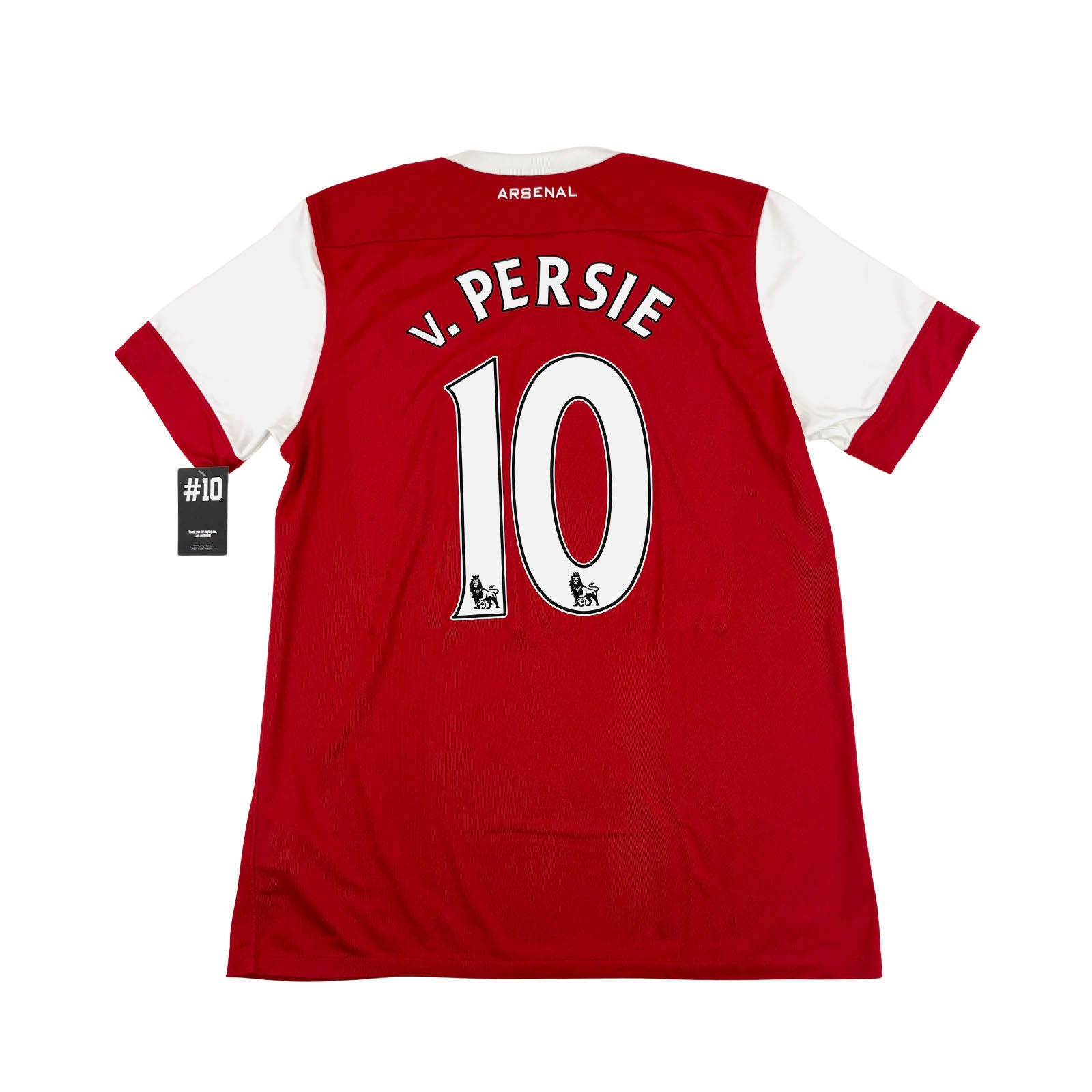 ARSENAL 2010/11 HOME SHIRT - #10 VAN PERSIE