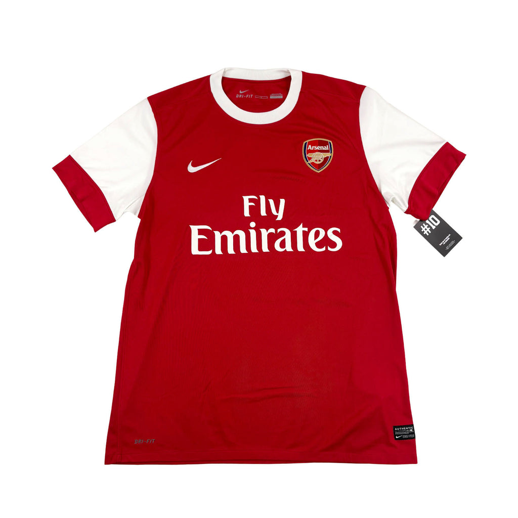 ARSENAL 2010/11 HOME SHIRT - #10 VAN PERSIE