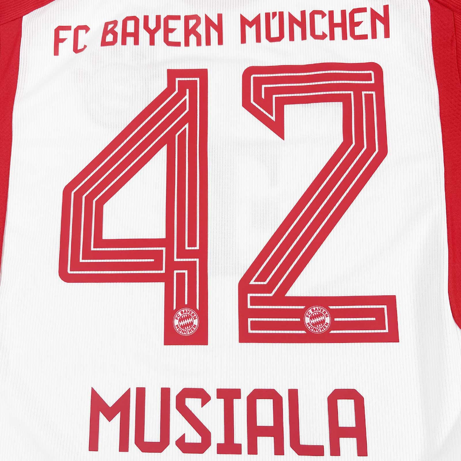 FC BAYERN MUNICH 2023/24 HOME SHIRT - #42 MUSIALA