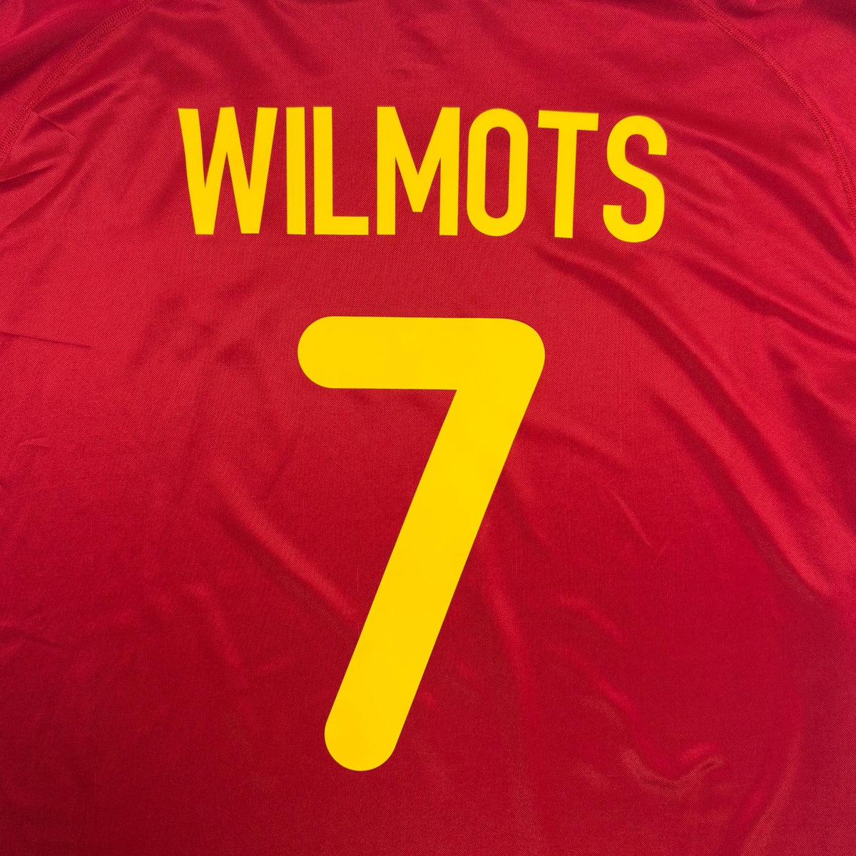 BELGIUM 2000 HOME SHIRT - #7 WILMOTS (SIZE XXL)