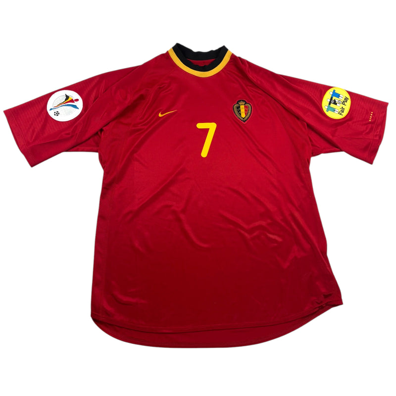 BELGIUM 2000 HOME SHIRT - #7 WILMOTS