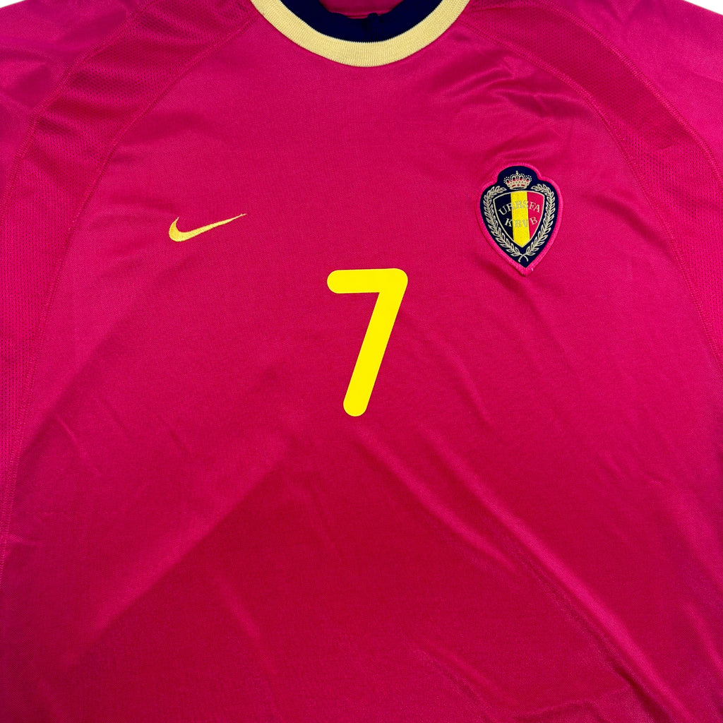 BELGIUM 2000 HOME SHIRT - #7 WILMOTS