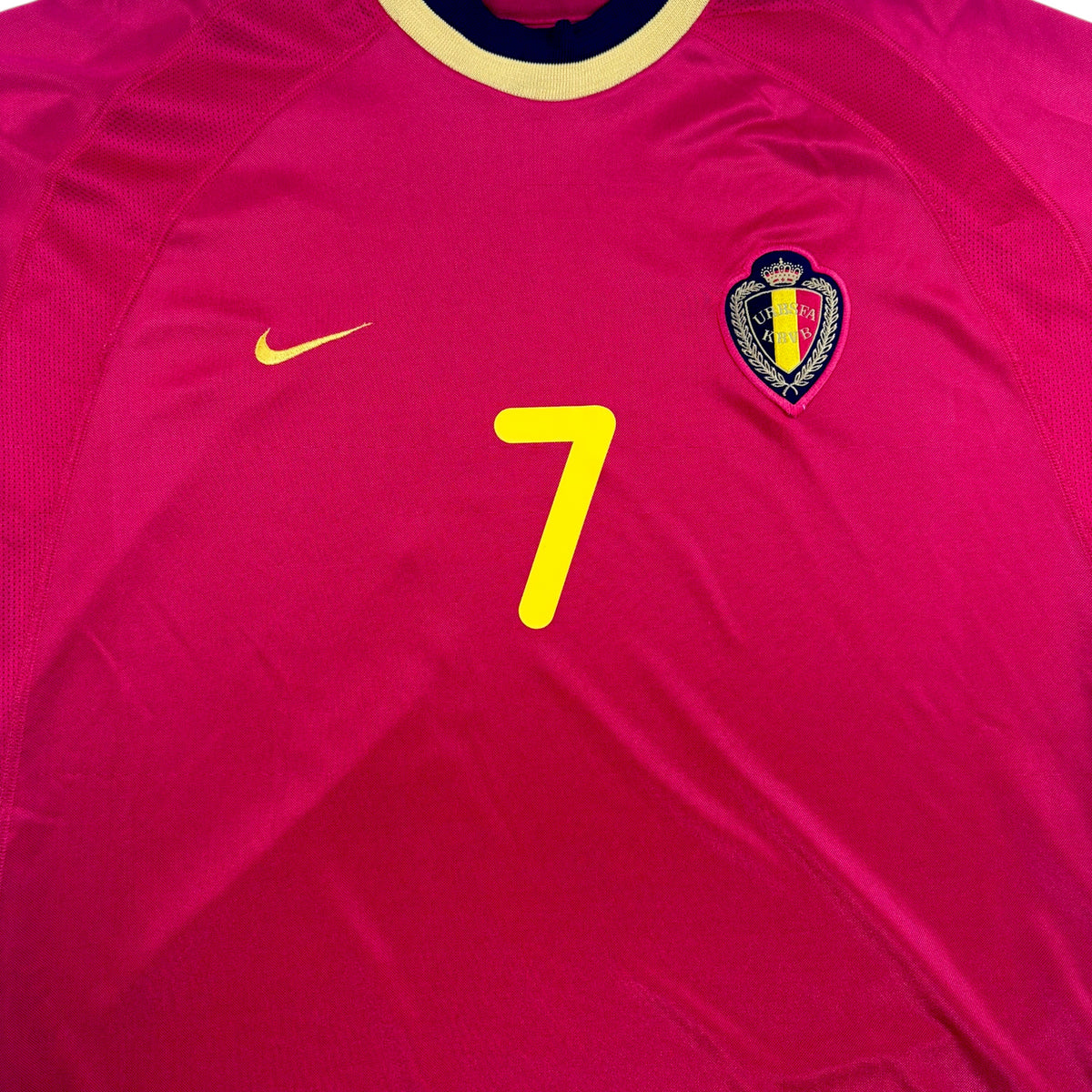 BELGIUM 2000 HOME SHIRT - #7 WILMOTS