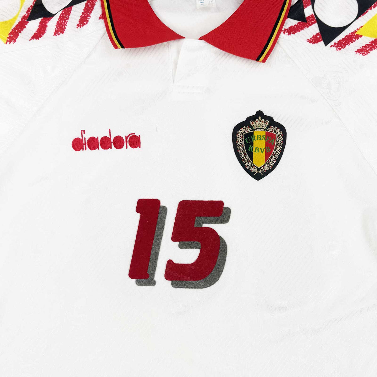 BELGIUM 1994/95 AWAY SHIRT PLAYER ISSUE (SIZE L/XL)