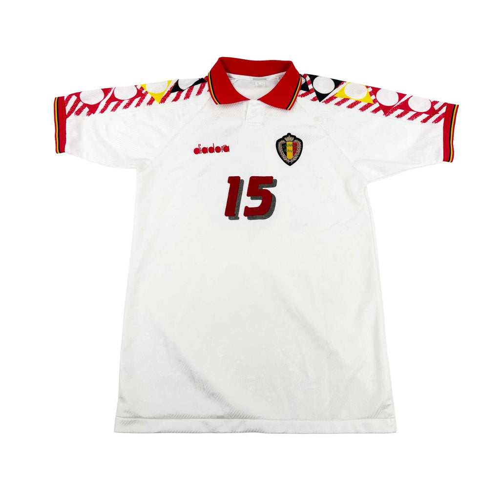 BELGIUM 1994/95 AWAY SHIRT PLAYER ISSUE (SIZE L/XL)