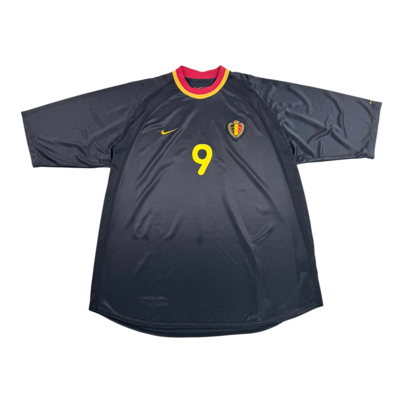 BELGIUM 2000/02 AWAY SHIRT - #9 E. MPENZA 