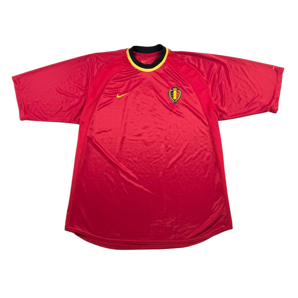 BELGIUM 2000/02 HOME SHIRT - #9 (SIZE XL)