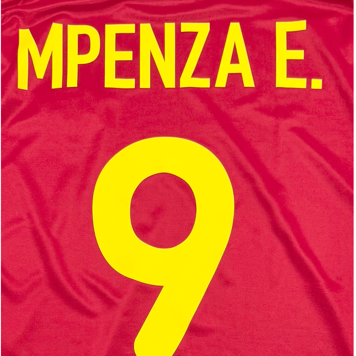 BELGIUM 2000 HOME SHIRT - #9 MPENZA