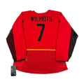 BELGIUM 2002/04 HOME SHIRT - #7 WILMOTS