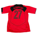 BELGIUM 2004/2005 HOME SHIRT - #27 KOMPANY 