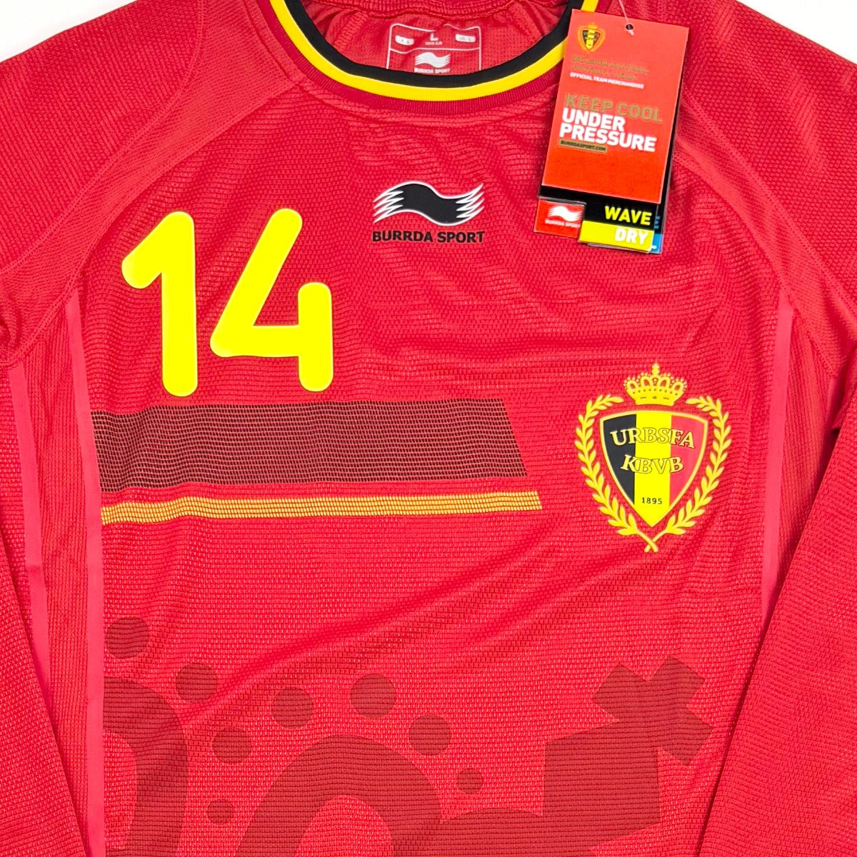 BELGIUM 2014/15 HOME SHIRT - #14 MERTENS