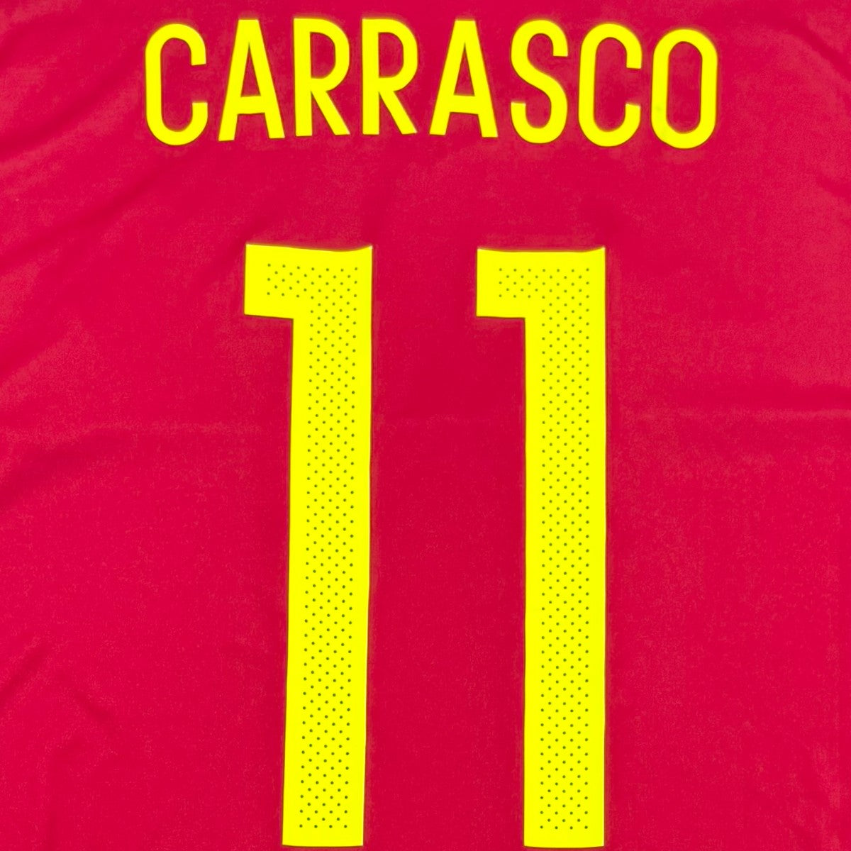 BELGIUM 2016/17 HOME SHIRT - #11 CARRASCO