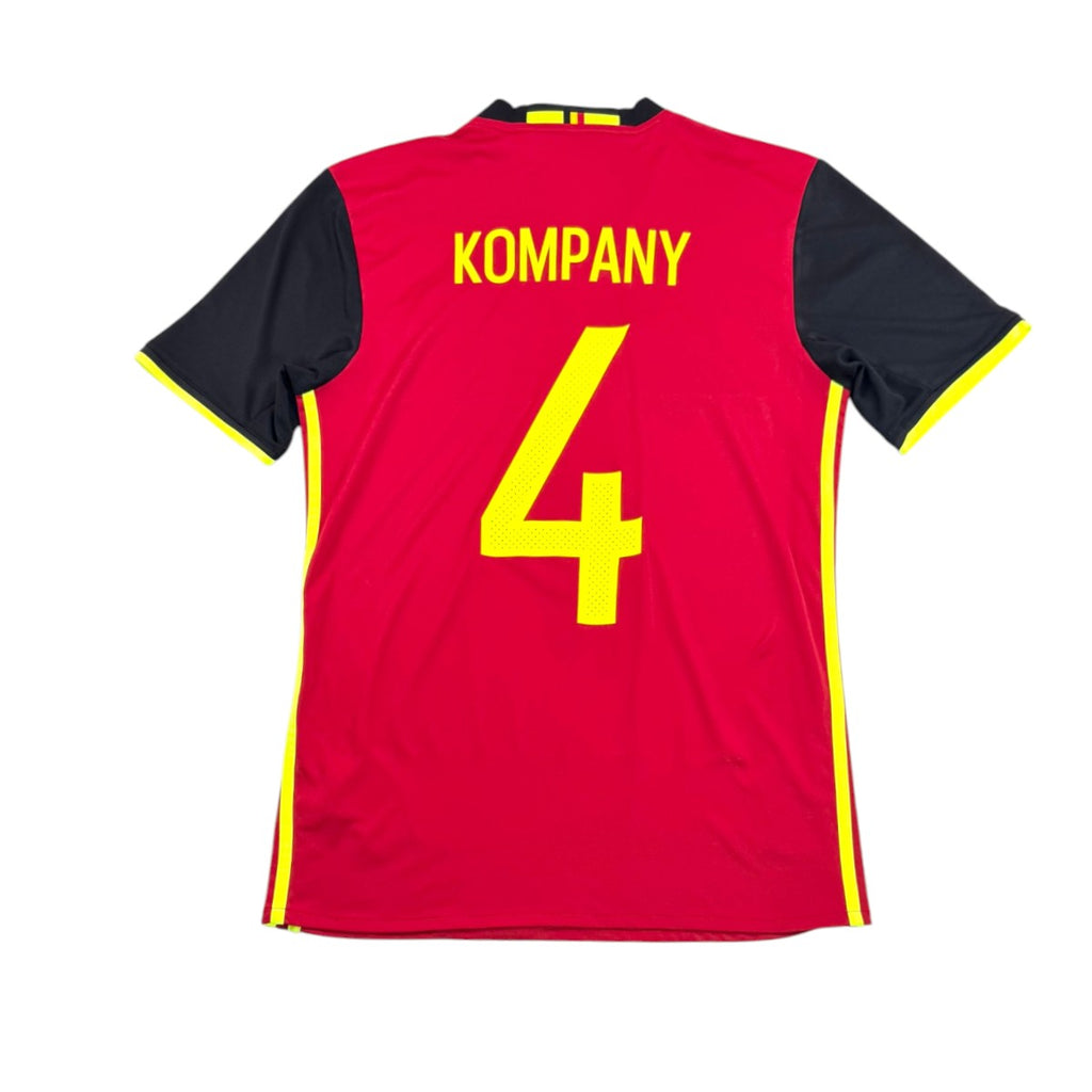 BELGIUM 2016/17 HOME SHIRT - #4 KOMPANY