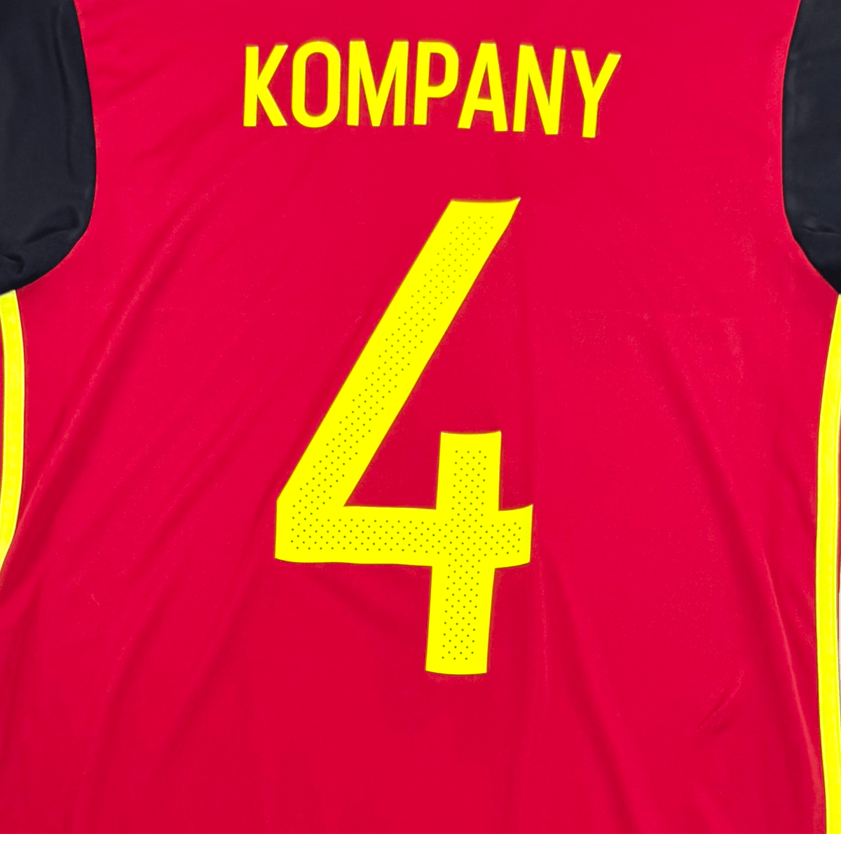 BELGIUM 2016/17 HOME SHIRT - #4 KOMPANY