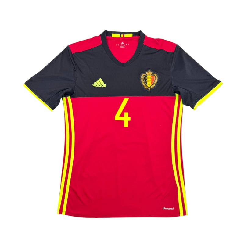 BELGIUM 2016/17 HOME SHIRT - #4 KOMPANY