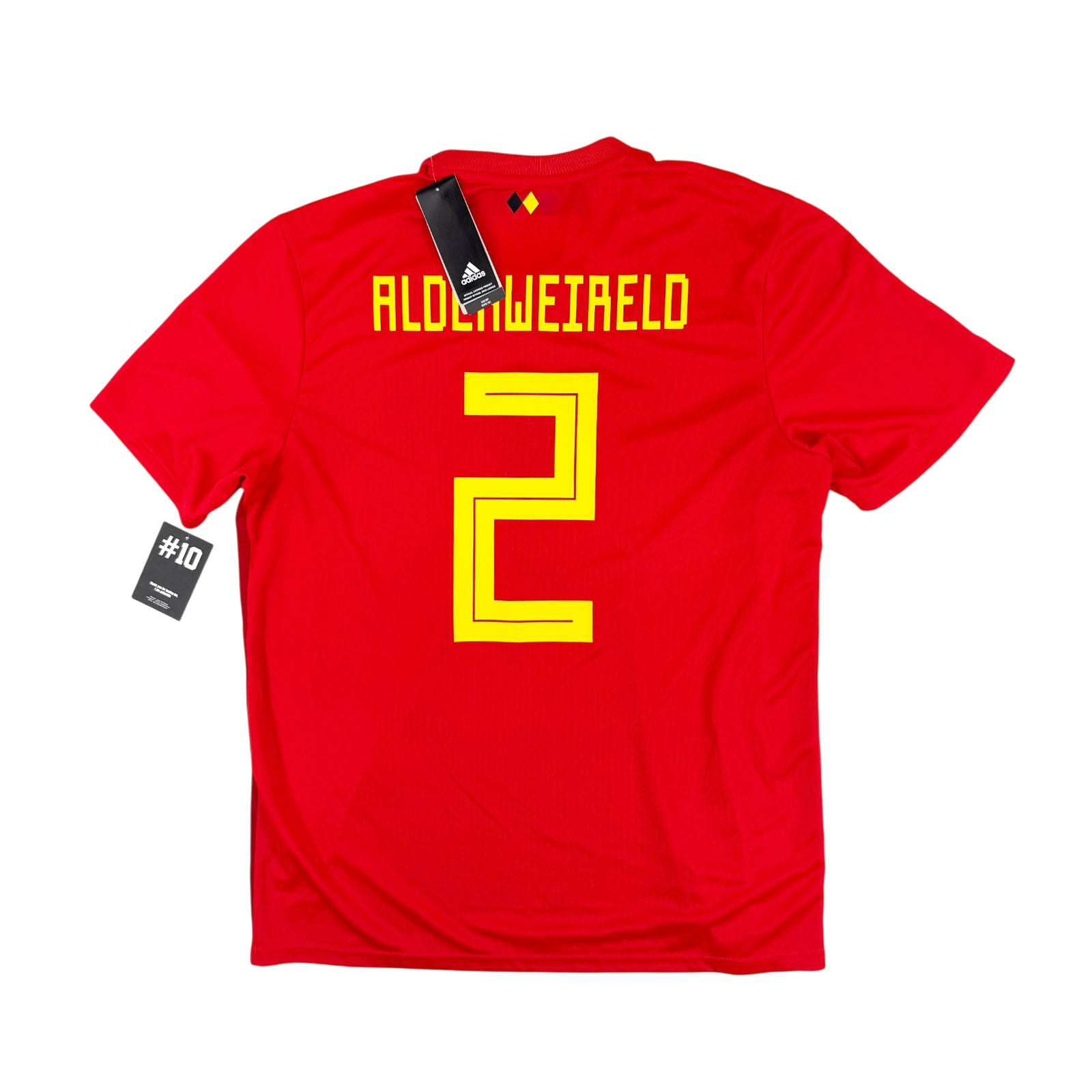 BELGIUM 2018/19 HOME SHIRT #2 ALDERWEIRELD