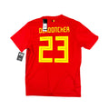 BELGIUM 2018/19 HOME SHIRT #23 DENDONCKER