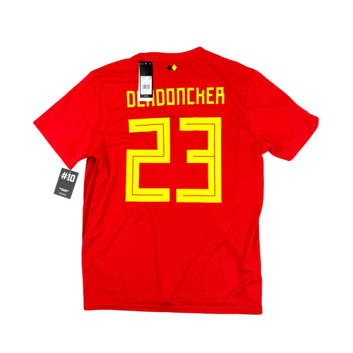BELGIUM 2018/19 HOME SHIRT #23 DENDONCKER