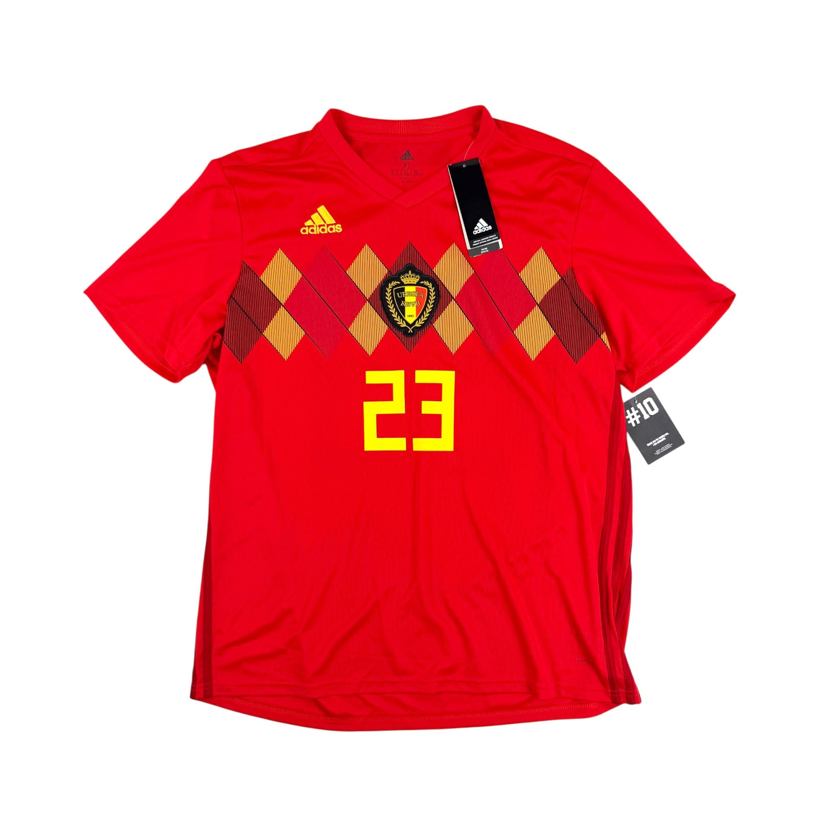 BELGIUM 2018/19 HOME SHIRT #23 DENDONCKER