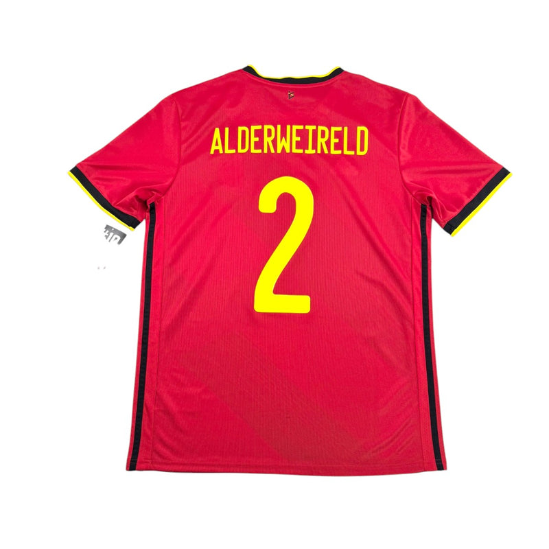 BELGIUM 2020/21 HOME SHIRT - #2 ALDERWEIRELD