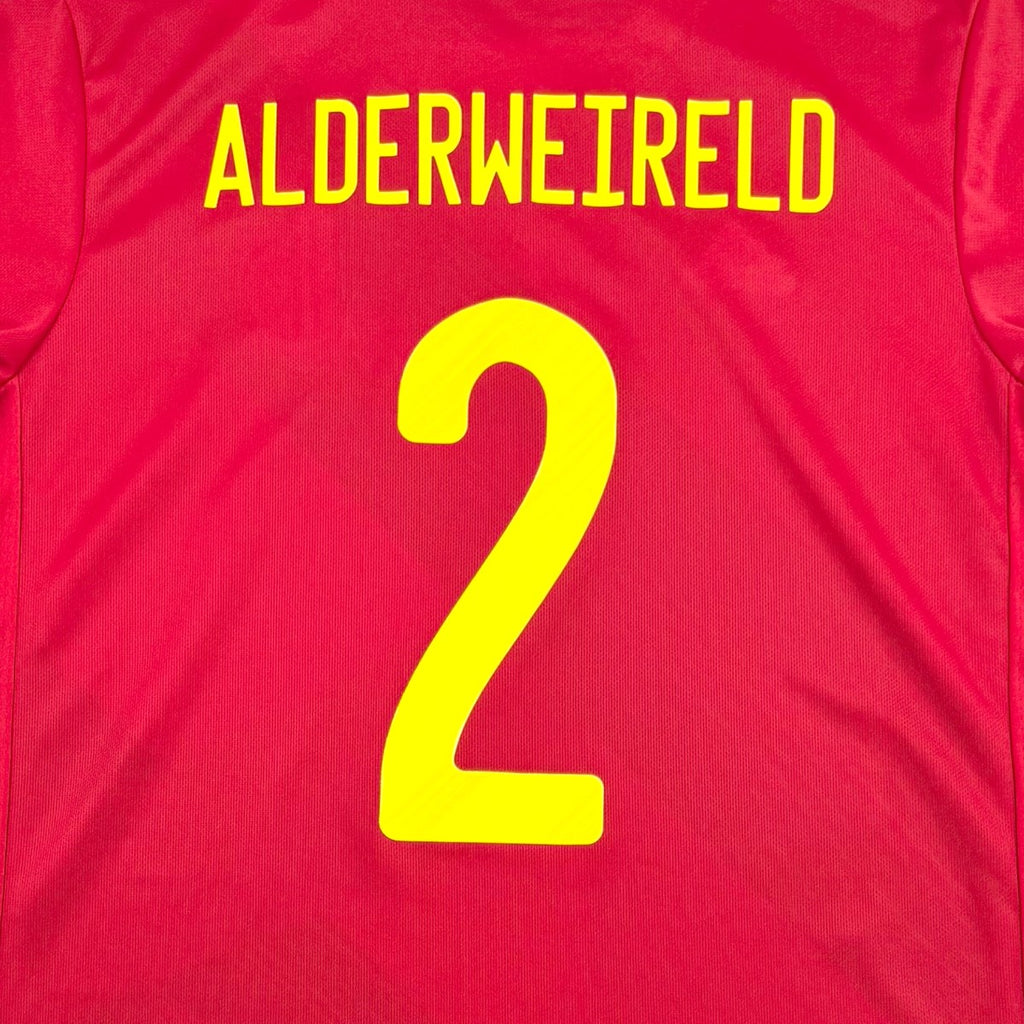 BELGIUM 2020/21 HOME SHIRT - #2 ALDERWEIRELD