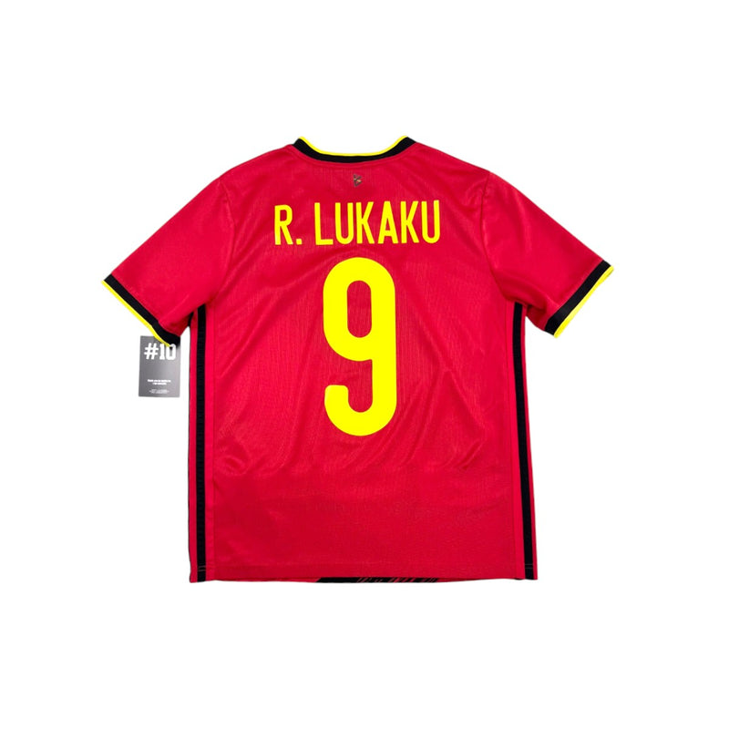 BELGIUM 2020/21 HOME SHIRT - #9 LUKAKU