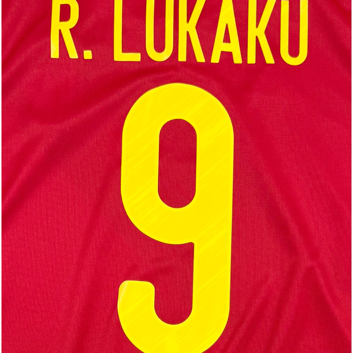 BELGIUM 2020/21 HOME SHIRT - #9 LUKAKU