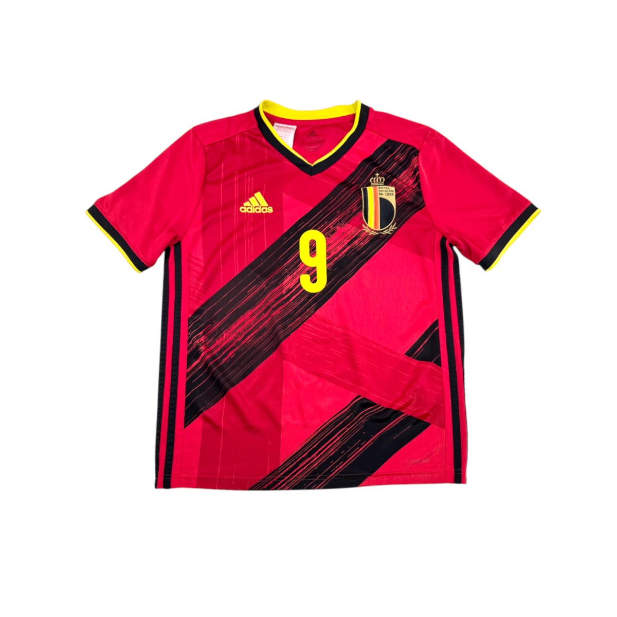 BELGIUM 2020/21 HOME SHIRT - #9 LUKAKU