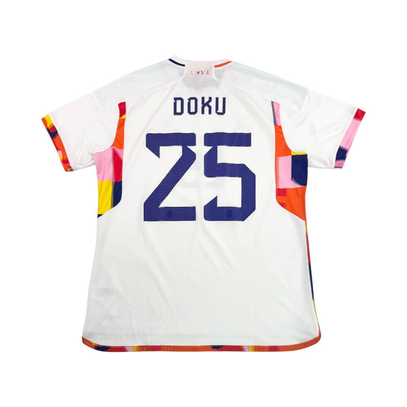 BELGIUM 2022/23 AWAY SHIRT - #25 DOKU 