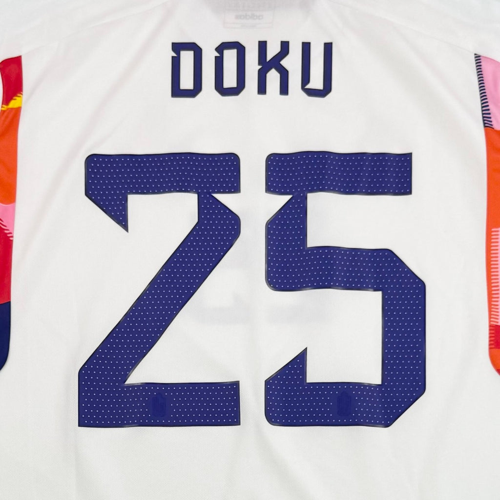 BELGIUM 2022/23 AWAY SHIRT - #25 DOKU 