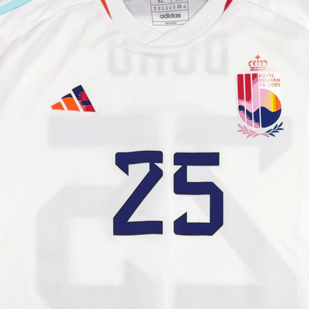 BELGIUM 2022/23 AWAY SHIRT - #25 DOKU 