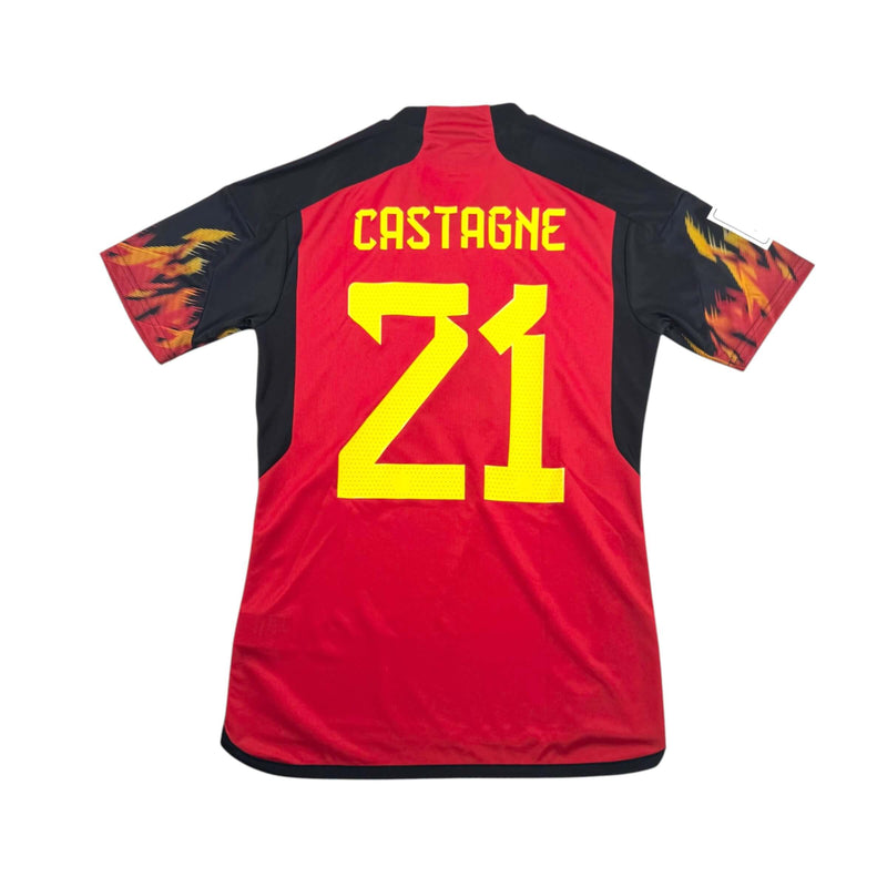 BELGIUM 2022/23 HOME SHIRT – #21 CASTAGNE