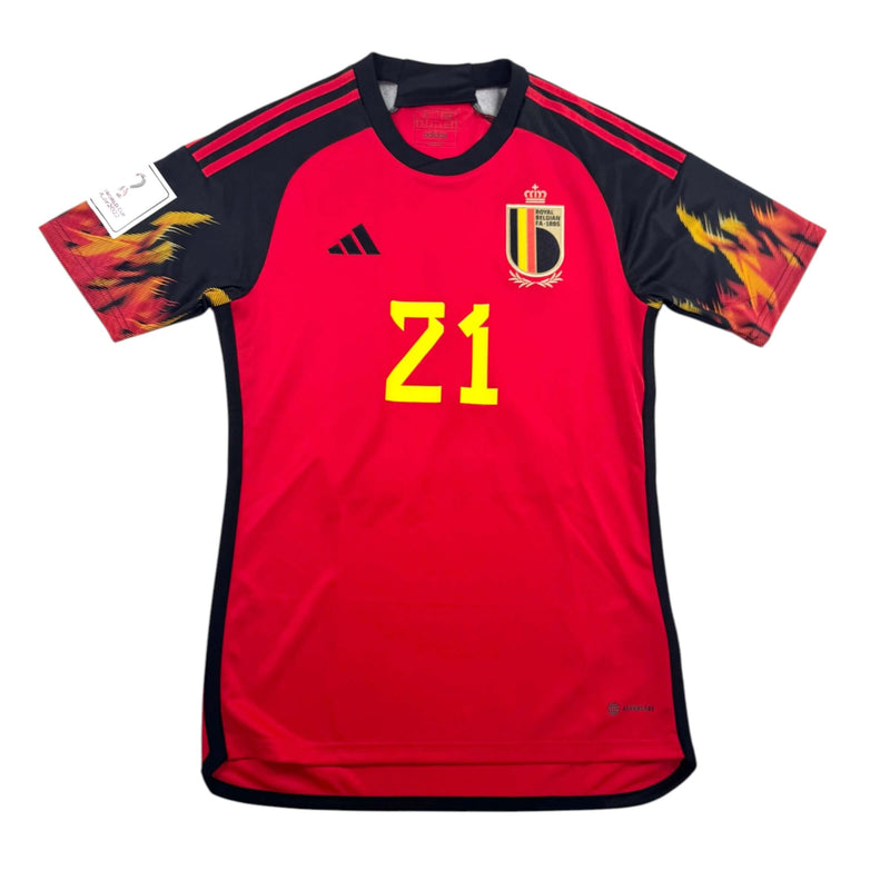 BELGIUM 2022/23 HOME SHIRT – #21 CASTAGNE