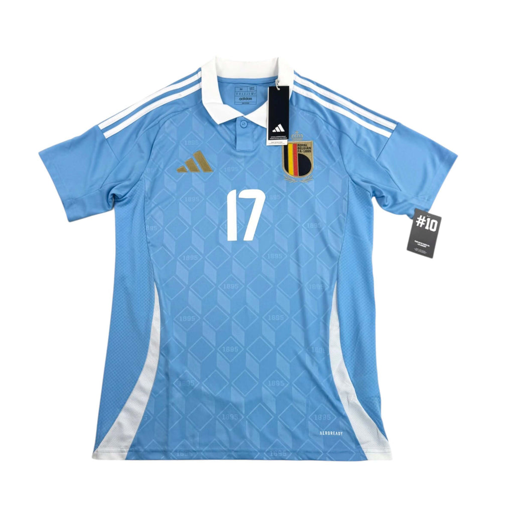 BELGIUM 2024/25 AWAY SHIRT - #17 DE KETELAERE