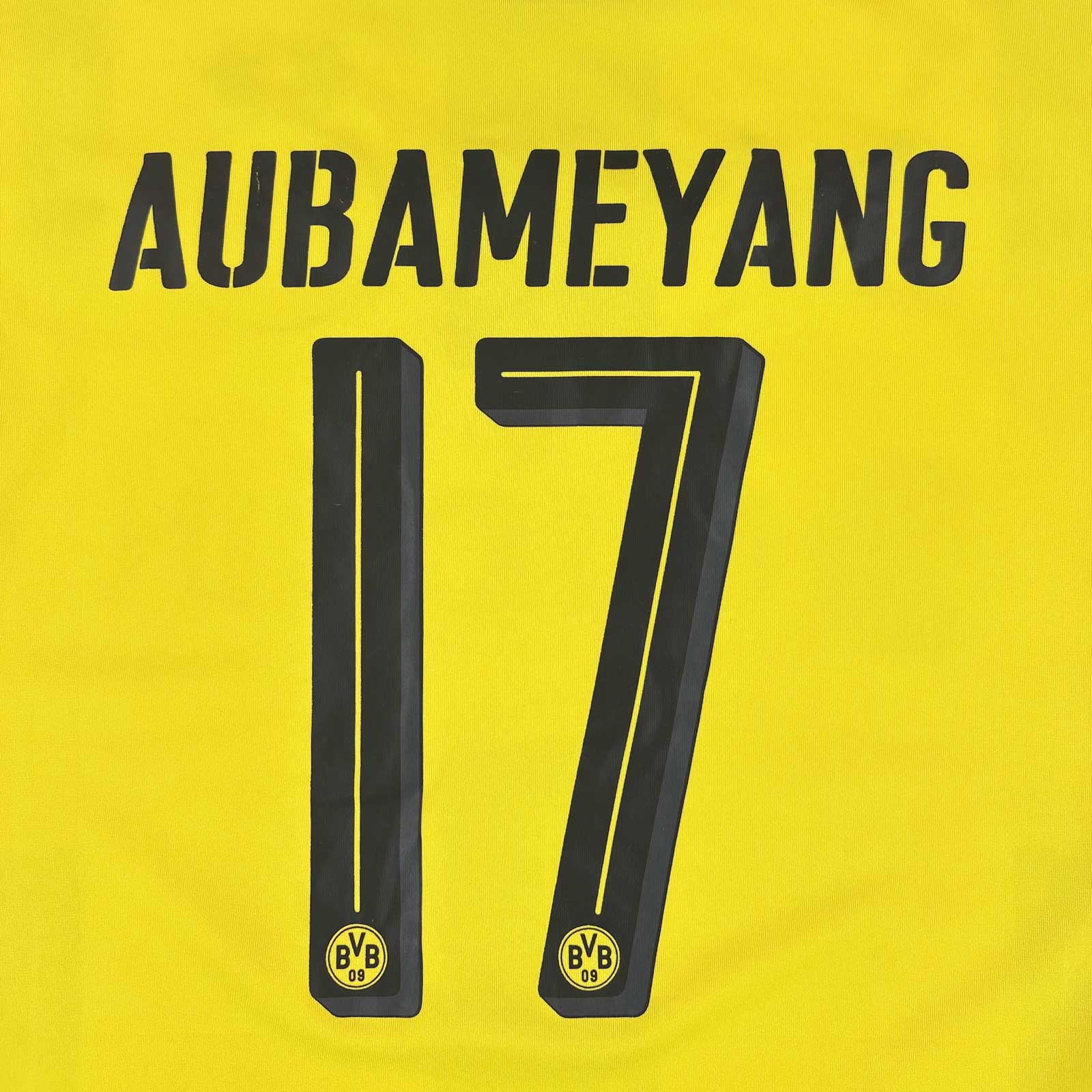 BORUSSIA DORTMUND 2016/17 HOME SHIRT - #17 AUBAMEYANG