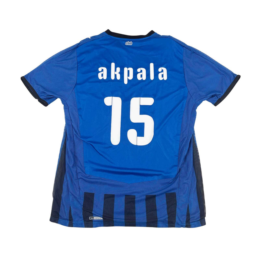 CLUB BRUGGE 2008/09 HOME SHIRT - #15 AKPALA 