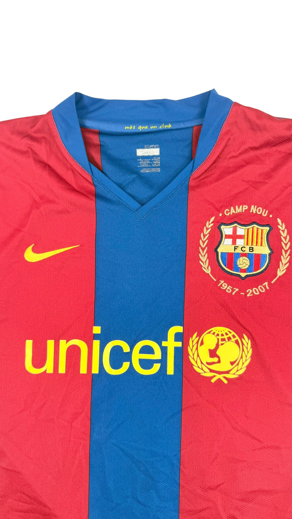FC BARCELONA 2008/09 HOME SHIRT - #10 MESSI (SIZE L)