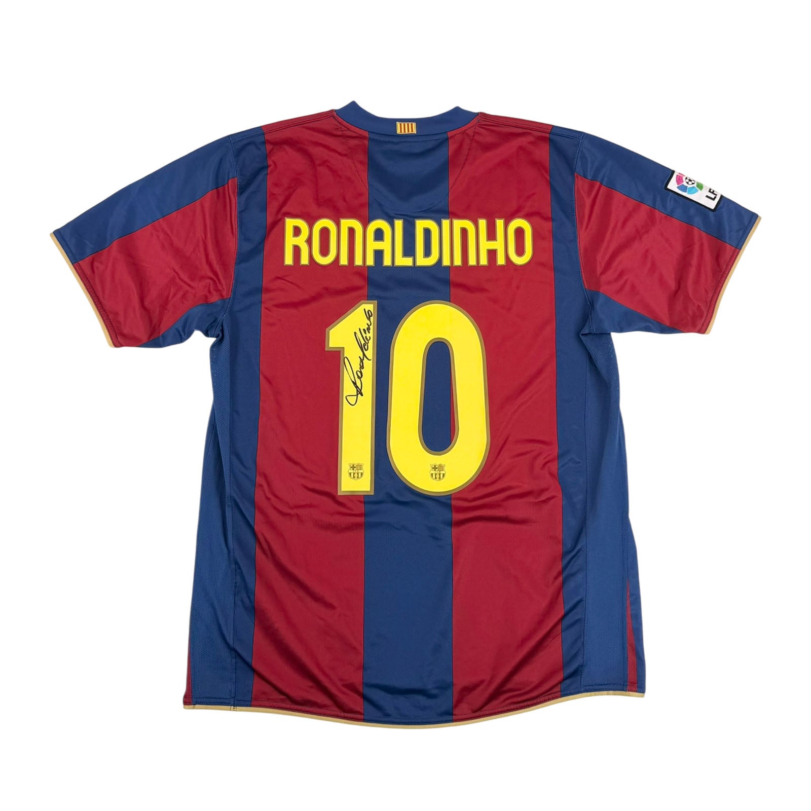 Barcelona 2007_08 home shirt Ronaldinho