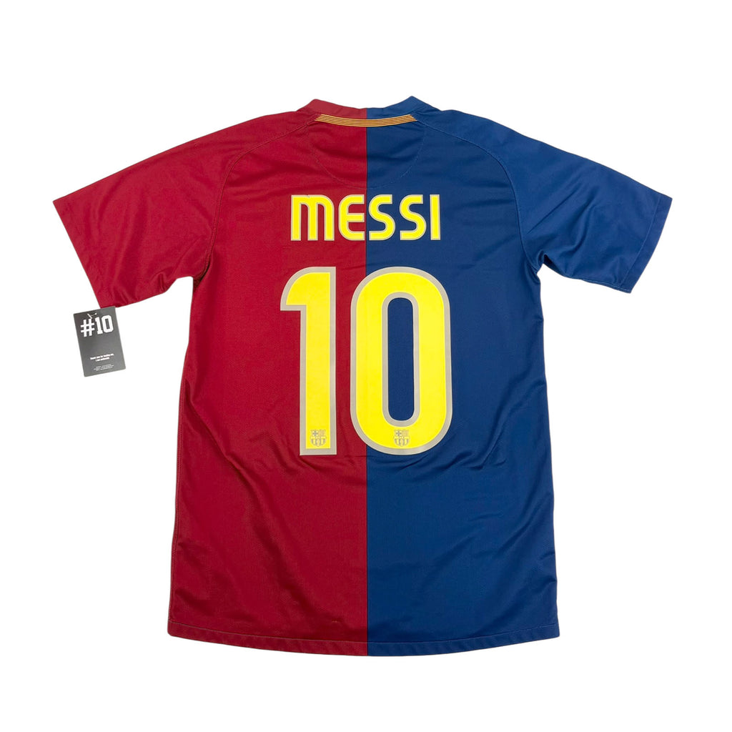 FC BARCELONA 2008/09 HOME SHIRT - #10 MESSI (SIZE S)