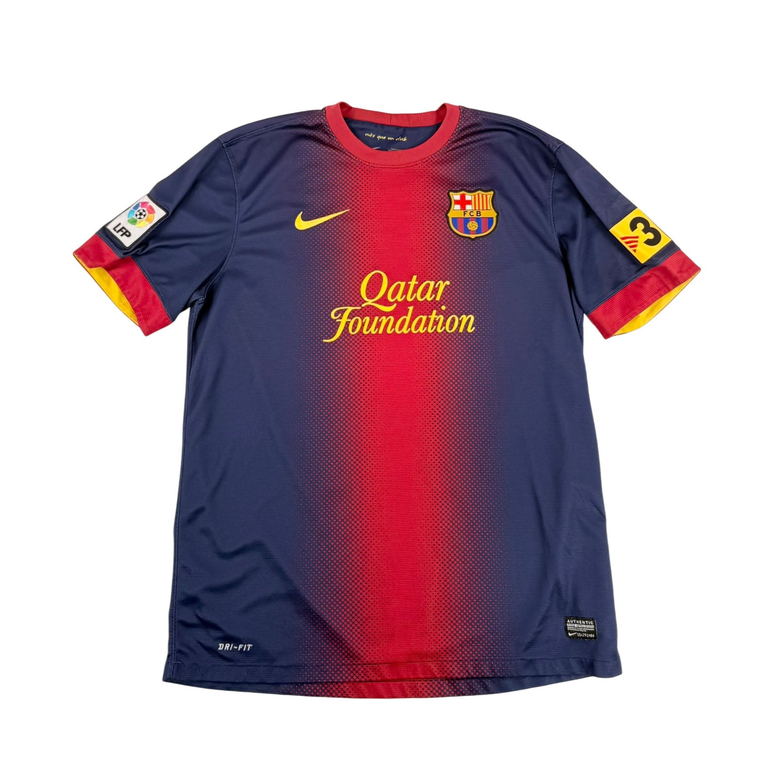 FC BARCELONA 2012/13 HOME SHIRT - #10 MESSI (SIZE L)