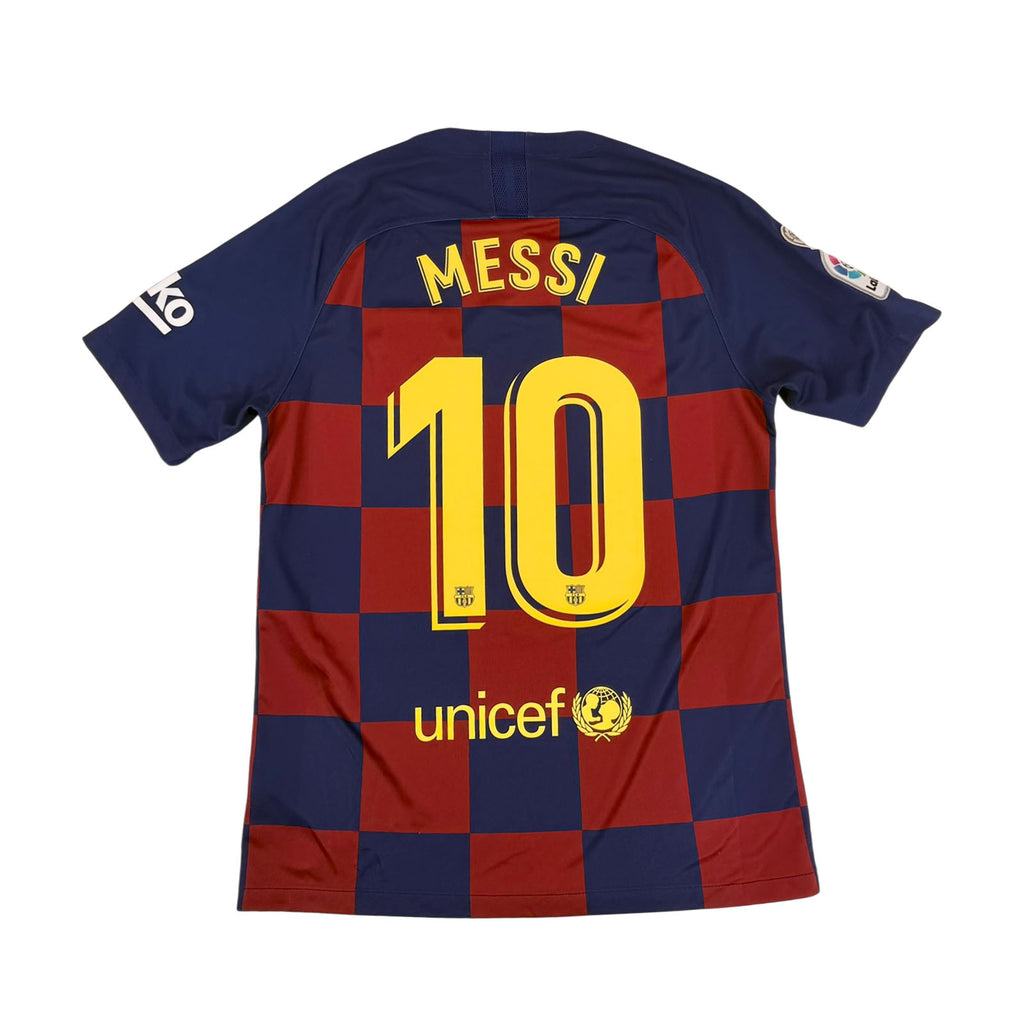 FC BARCELONA 2019/20 HOME SHIRT - #10 MESSI (SIZE M)