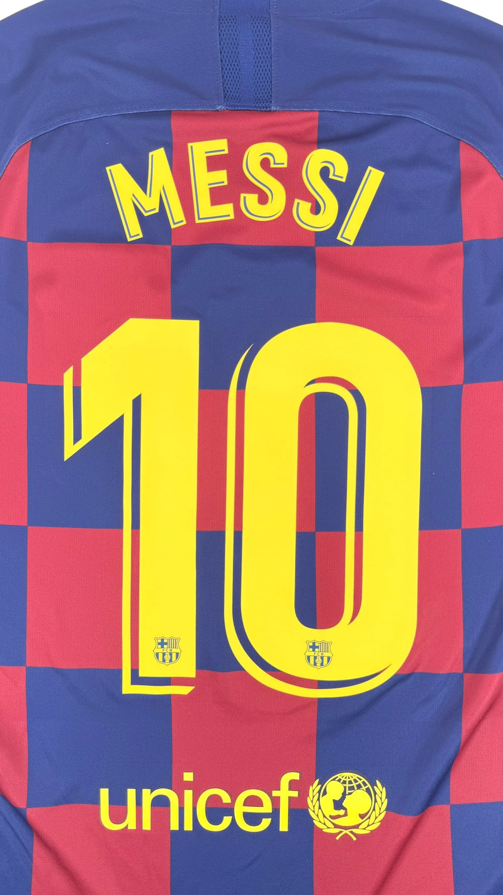 FC BARCELONA 2019/20 HOME SHIRT - #10 MESSI (SIZE M)