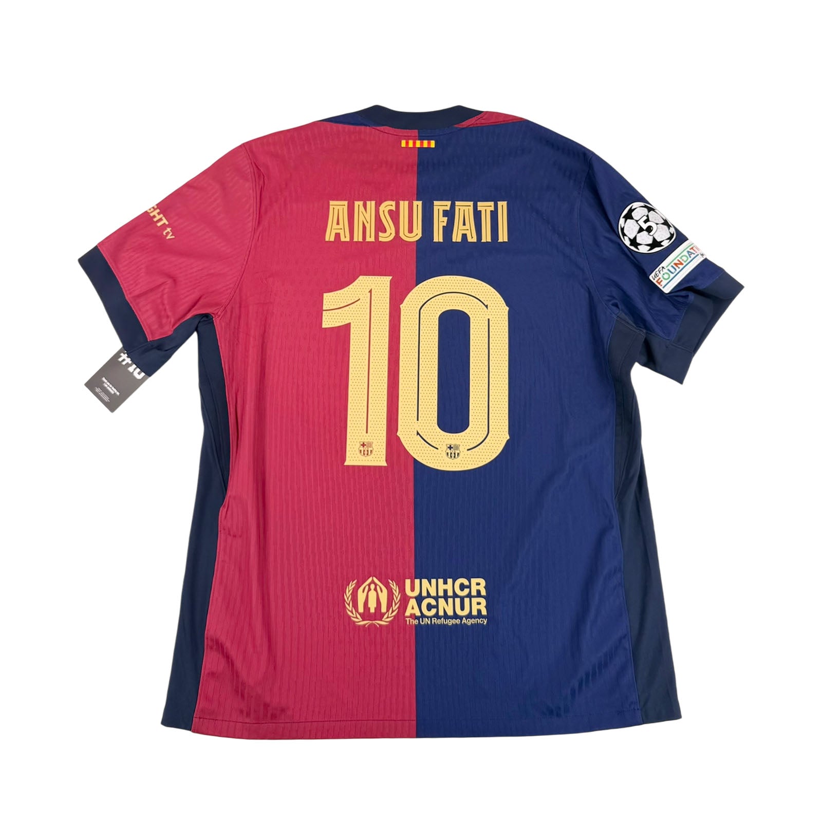 FC BARCELONA 2024/25 HOME SHIRT - PLAYER ISSUE #10 ANSU FATI (SIZE XL)