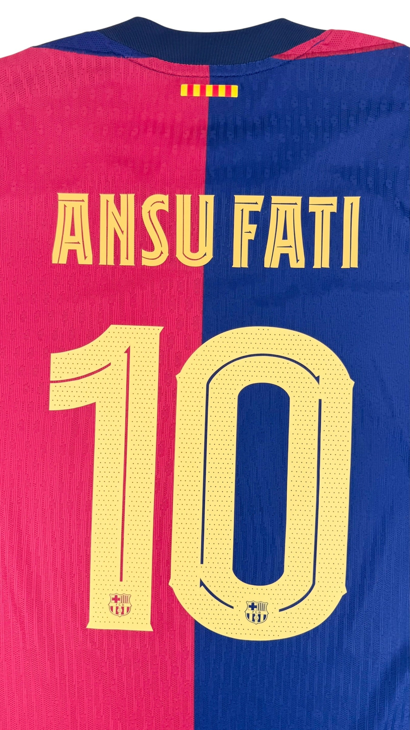 FC BARCELONA 2024/25 HOME SHIRT - PLAYER ISSUE #10 ANSU FATI (SIZE XL)