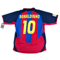 FC BARCELONA 2003/04 HOME SHIRT - #10 RONALDINHO 