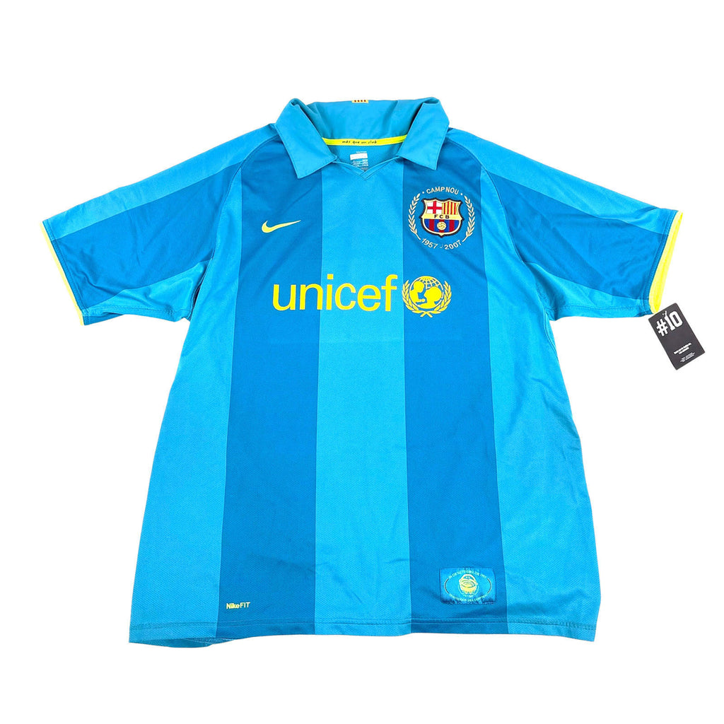 FC BARCELONA 2007/08 AWAY SHIRT #19 MESSI
