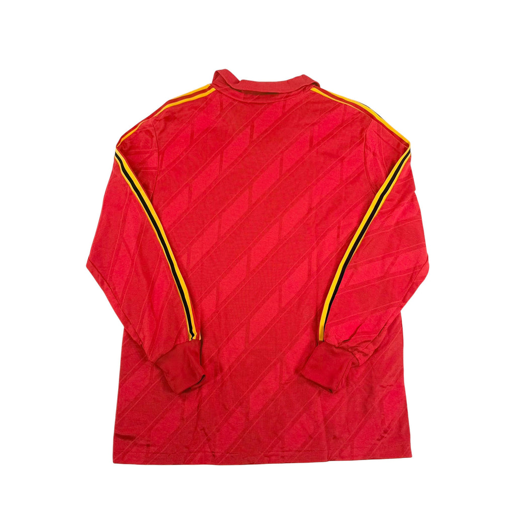 BELGIUM 1986/89 HOME SHIRT L/S (SIZE L)