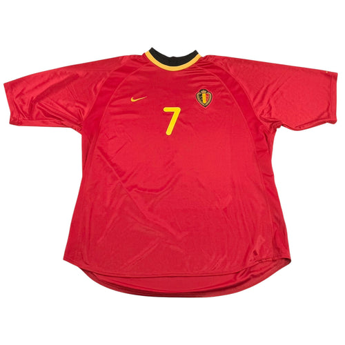 Belgium 2000/01 home shirt Wilmots