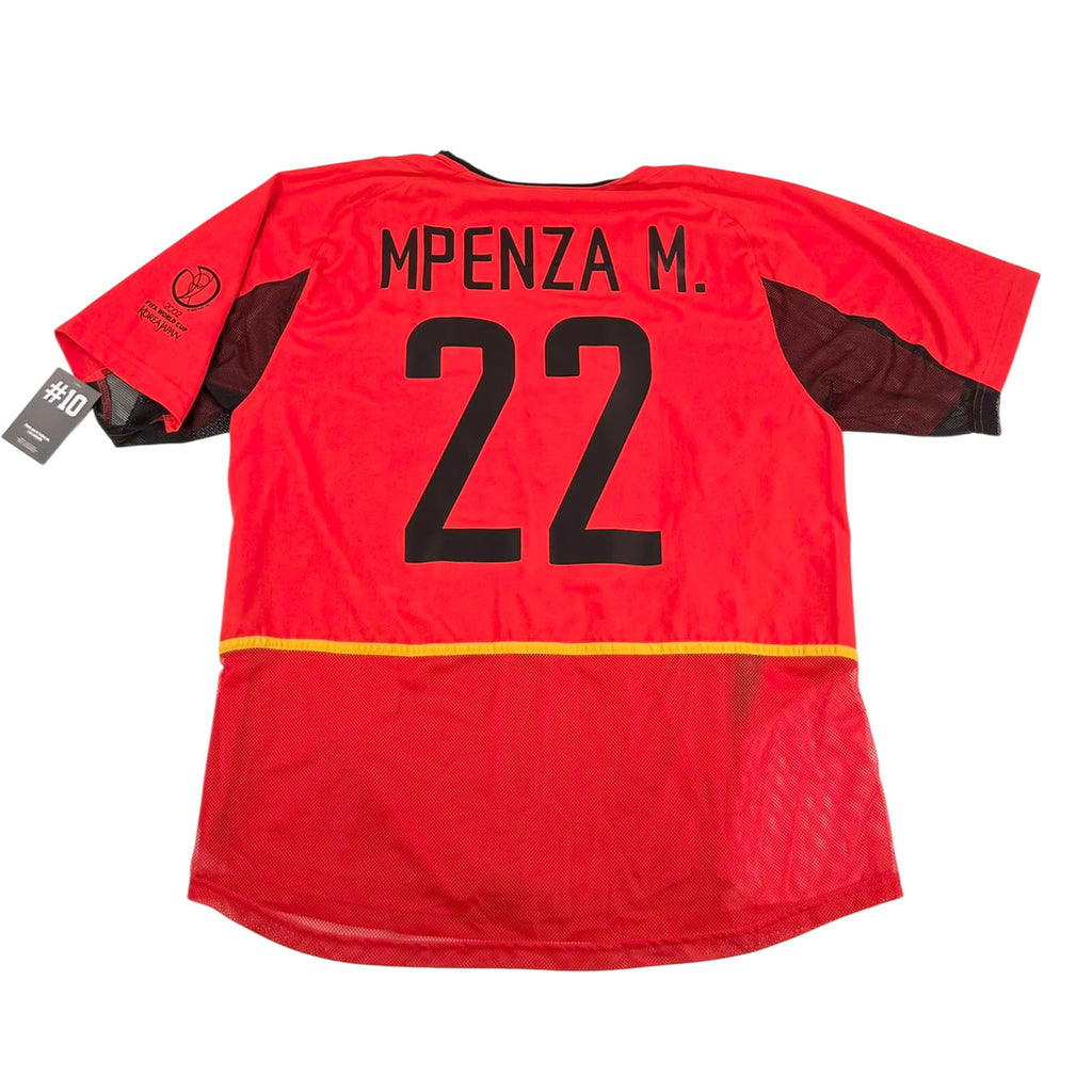 Belgium 2002/03 home shirt player issue Mpenza