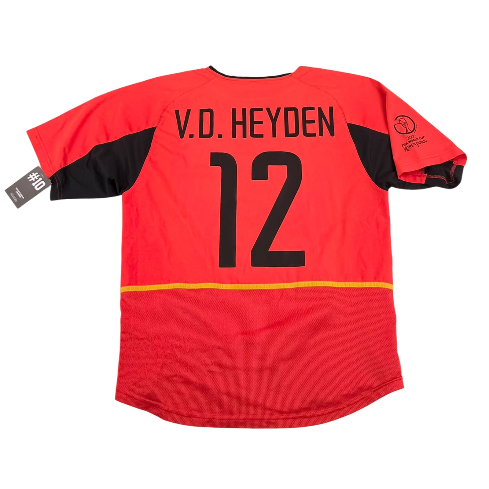 Belgium 2002/03 home shirt Van der Heyden